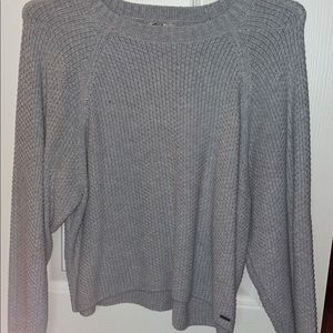 hollister crop top sweater
